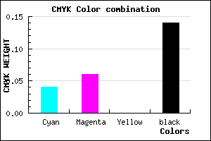 #D2CDDB color CMYK mixer