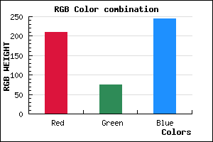 rgb background color #D24BF5 mixer
