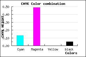 #D37CF2 color CMYK mixer