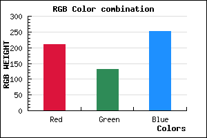 rgb background color #D383FB mixer
