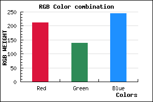 rgb background color #D38AF5 mixer