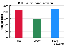 rgb background color #D390DC mixer