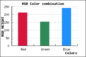 rgb background color #D399F1 mixer