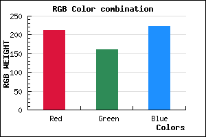 rgb background color #D3A0DE mixer