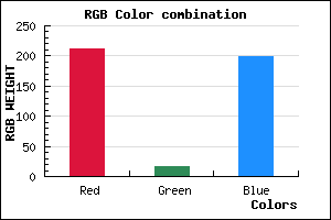 rgb background color #D311C7 mixer