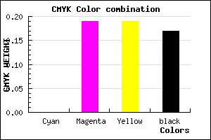 #D3ABAB color CMYK mixer