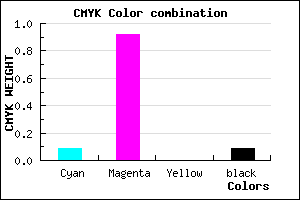 #D312E9 color CMYK mixer