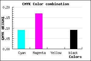 #D3C0E8 color CMYK mixer