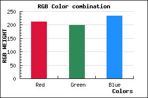 rgb background color #D3C6EA mixer