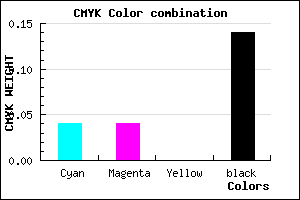 #D3D3DB color CMYK mixer