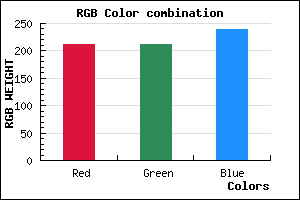 rgb background color #D3D3EF mixer