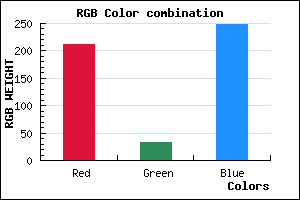 rgb background color #D320F8 mixer