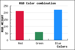 rgb background color #D33BDD mixer