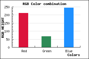 rgb background color #D343F5 mixer