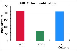 rgb background color #D345D1 mixer
