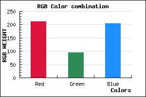 rgb background color #D35FCC mixer