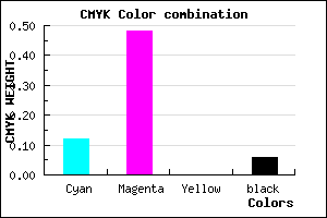 #D47EF0 color CMYK mixer