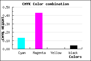 #D48BF5 color CMYK mixer