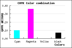 #D498EC color CMYK mixer