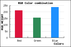 rgb background color #D49CEE mixer