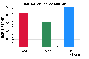 rgb background color #D49DF9 mixer