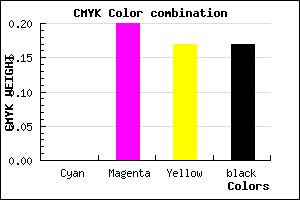 #D4AAAF color CMYK mixer