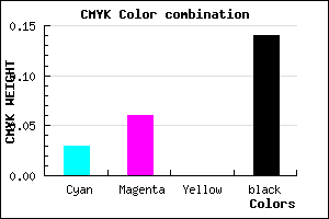 #D4CDDB color CMYK mixer