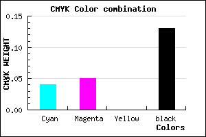#D4D1DD color CMYK mixer