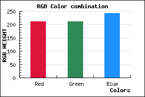 rgb background color #D4D3F3 mixer