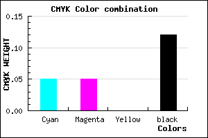#D4D4E0 color CMYK mixer