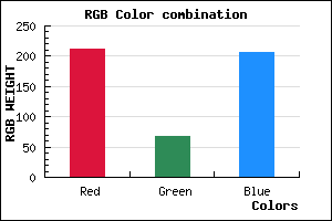 rgb background color #D444CF mixer