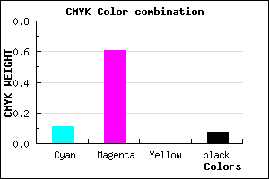 #D45CEE color CMYK mixer