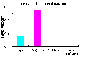 #D572FF color CMYK mixer