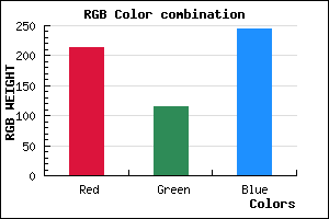 rgb background color #D573F5 mixer