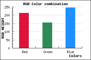 rgb background color #D59CF6 mixer