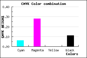 #D5A2E2 color CMYK mixer
