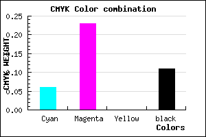 #D5AEE2 color CMYK mixer