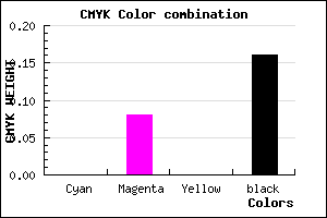 #D5C3D5 color CMYK mixer
