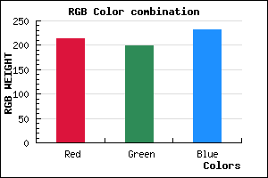 rgb background color #D5C6E8 mixer