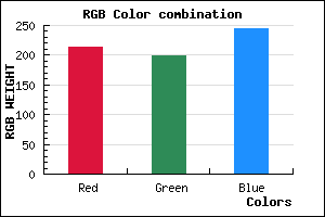 rgb background color #D5C6F4 mixer