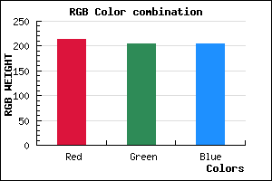 rgb background color #D5CDCD mixer