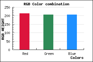 rgb background color #D5CFCF mixer