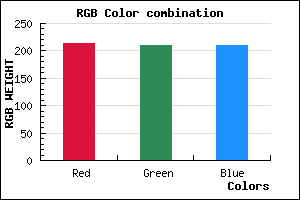 rgb background color #D5D2D2 mixer