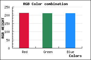 rgb background color #D5D3D3 mixer