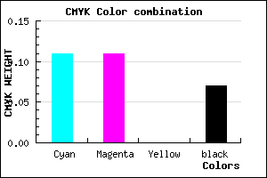#D5D4EE color CMYK mixer
