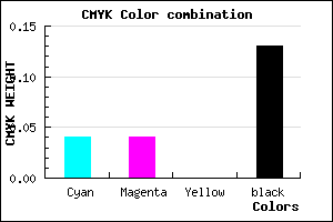 #D5D5DF color CMYK mixer