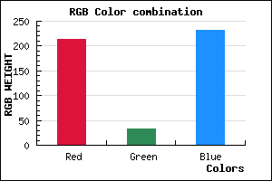 rgb background color #D520E8 mixer