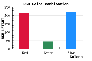 rgb background color #D52CDD mixer