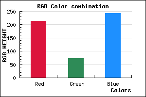 rgb background color #D549F3 mixer