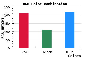 rgb background color #D66EDC mixer
